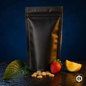 50mg MIT tablets, 25ct strawberry and lemon - Official Dollar Tabs